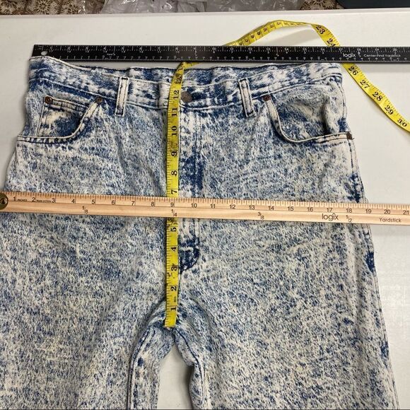 BRISTOL BLUES Men’s Vintage/Retro  Acid Washed Jeans Size 36/30 - Picture 10 of 13